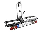 EUFAB 12010LAS Fahrradträger POKER-F, E-Bike geeignet, komplett vormontiert, Diebstahlschutz, für 2 Fahrräder, für Anhängerkupplung, Schwarz, 142 x 70 x 58 cm EUFAB 12010LAS Fahrradträger POKER-F, E-Bike geeignet, komplett vormontiert, Diebstahlschutz, für 2 Fahrräder, für Anhängerkupplung, Schwarz, 142 x 70 x 58 cm