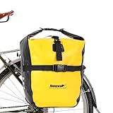 Rhinowalk Fahrradtasche 20L TPU Wasserdichtes Fahrrad Gepäcktaschen Reißfest Rücksitz Gepäckträger Tasche MTB Fahrrad Satteltaschen Gelb Rhinowalk Fahrradtasche 20L TPU Wasserdichtes Fahrrad Gepäcktaschen Reißfest Rücksitz Gepäckträger Tasche MTB Fahrrad Satteltaschen Gelb