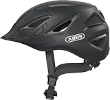 ABUS Stadthelm Urban-I 3.0 - Fahrradhelm mit Rücklicht, Schirm und Magnetverschluss - für Damen und Herren - Schwarz Matt, Größe M ABUS Stadthelm Urban-I 3.0 - Fahrradhelm mit Rücklicht, Schirm und Magnetverschluss - für Damen und Herren - Schwarz Matt, Größe M