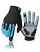 KUTOOK Fahrradhandschuhe Herren Mit Gel Vollfinger MTB Handschuhe Fahrrad Bekleidung Blau L KUTOOK Fahrradhandschuhe Herren Mit Gel Vollfinger MTB Handschuhe Fahrrad Bekleidung Blau L