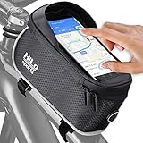 HiLo sports Fahrrad Oberrohrtasche für Smartphone wasserabweisend - Rad Rahmentasche am Oberrohr - Handy Fahrradtasche Rahmen E-Bike Mountainbike (schwarz) HiLo sports Fahrrad Oberrohrtasche für Smartphone wasserabweisend - Rad Rahmentasche am Oberrohr - Handy Fahrradtasche Rahmen E-Bike Mountainbike (schwarz)