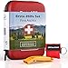 GoLab - Erste Hilfe Set Outdoor für Wandern und Fahrrad DIN 13167 - First Aid Kit mit Signalpfeife und Beatmungsmaske - Made in Germany Rot GoLab - Erste Hilfe Set Outdoor für Wandern und Fahrrad DIN 13167 - First Aid Kit mit Signalpfeife und Beatmungsmaske - Made in Germany Rot