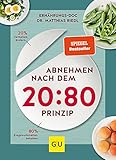 Abnehmen nach dem 20:80-Prinzip: 20 % Verhalten ändern, 80 % Essgewohnheiten behalten (Abnehmen mit Dr. Riedl) Abnehmen nach dem 20:80-Prinzip: 20 % Verhalten ändern, 80 % Essgewohnheiten behalten (Abnehmen mit Dr. Riedl)