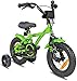 PROMETHEUS BICYCLES Kinderfahrrad ab 3 Jahren - 12 Zoll Kinderahrrad Jungen Mädchen Fahrrad Kinder ab 3 Jahre Junge mit Stützräder Rücktrittbremse in Grün PROMETHEUS BICYCLES Kinderfahrrad ab 3 Jahren - 12 Zoll Kinderahrrad Jungen Mädchen Fahrrad Kinder ab 3 Jahre Junge mit Stützräder Rücktrittbremse in Grün