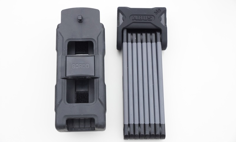 Faltschlosshalterung und Faltschloss von Abus Bordo Faltschlosshalterung und Faltschloss von Abus Bordo