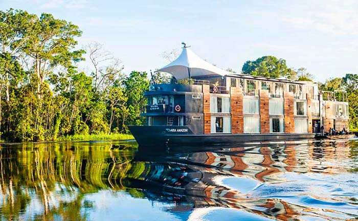 Experience a luxury amazon cruise tour through Peru