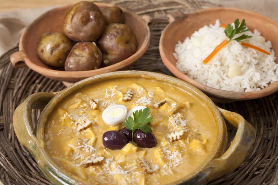 Delicious "Aji de Gallina" dish at Pachapapa kuoda-blog-aji-gallina-pachapapa-restaurant