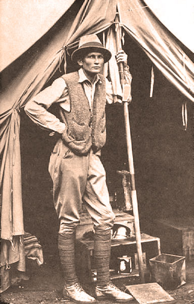 Mr. Hiram Bingham at Machu Picchu in 1912 kuoda-blog-hiram-bingham-machu-picchu