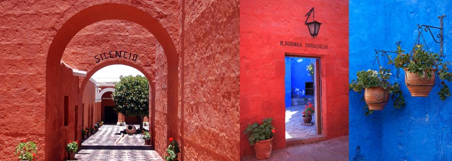 The Vibrant Colors of the Santa Catalina Convent in Arequipa kuoda-blog-multicolored-arequipa-walls